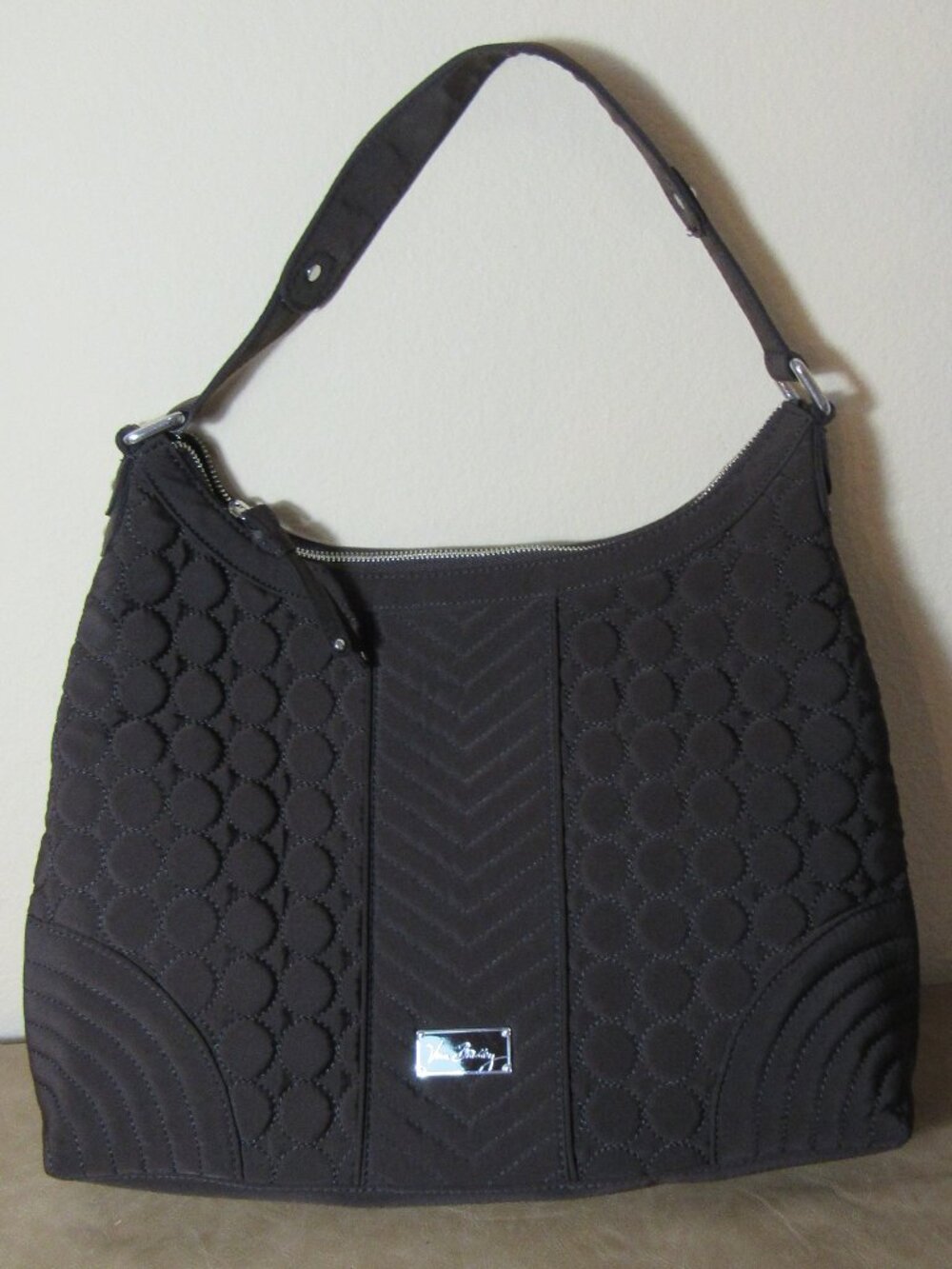 Vera Bradley Baroque Brown Large Hobo Everyday Shoulder Bag Purse